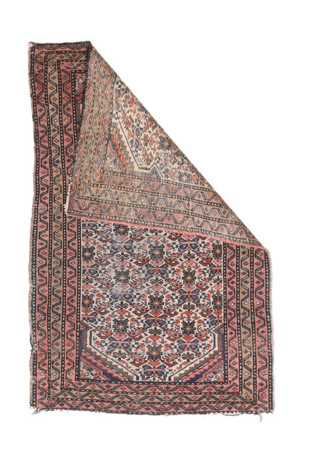 Antique Persian Afshar Rug, Size 2'6" x 3'11"