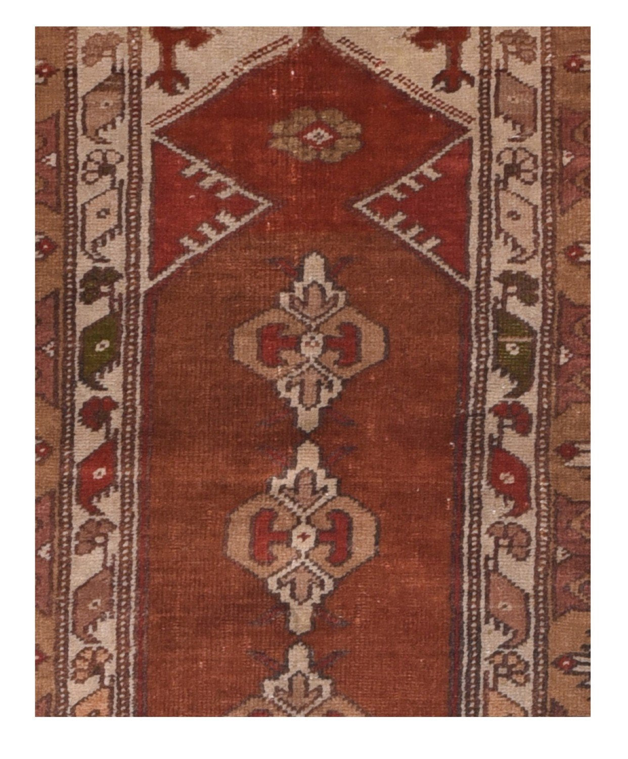 Semi Antique Hand Made Turkish Rug