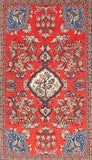 Semi Antique Hand Made Qum Persian Rug