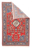 Semi Antique Hand Made Qum Persian Rug