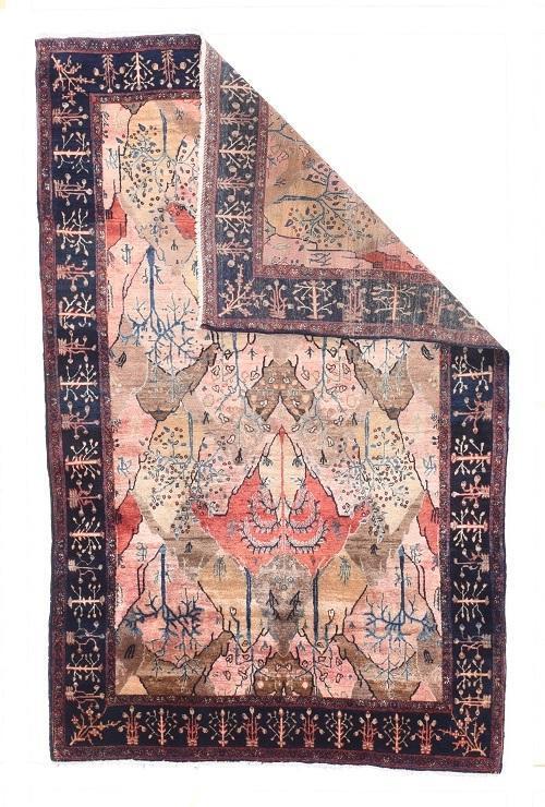 Antique Hand Made Farahan Sarouk Persian Rug