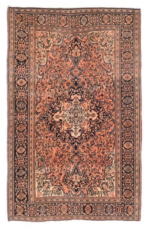 Antique Hand Made Farahan Sarouk Persian Rug