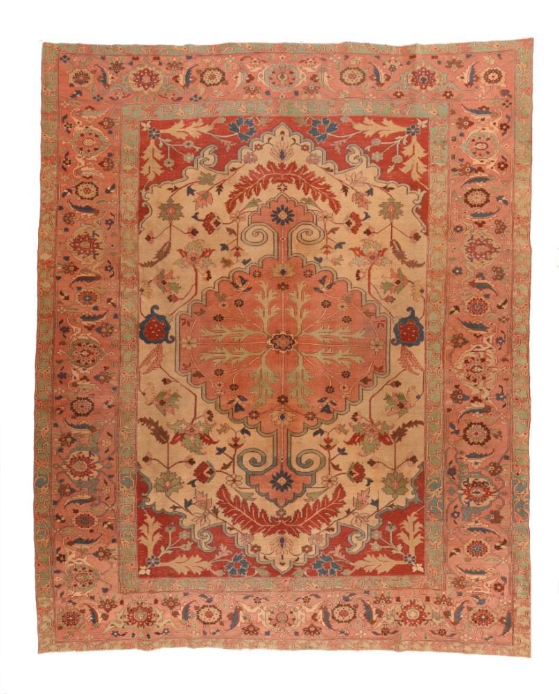Antique Hand Made Serapi Persian Rug