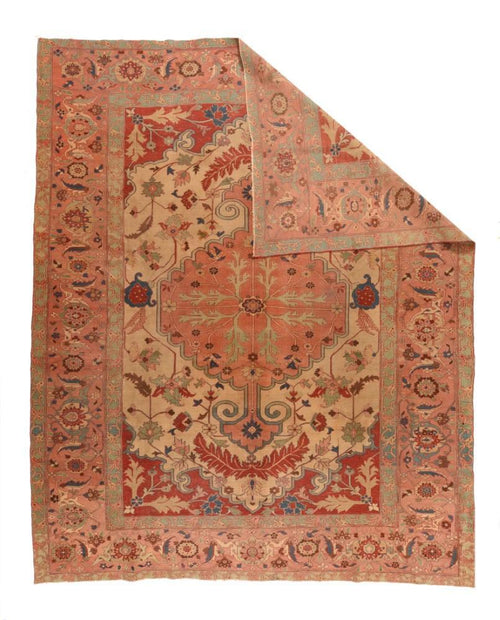 Antique Hand Made Serapi Persian Rug