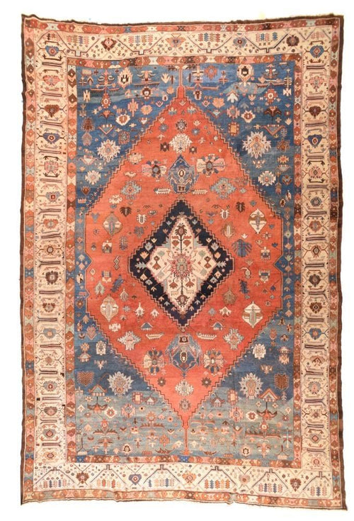 Antique Hand Made Bakshaish Persian Rug