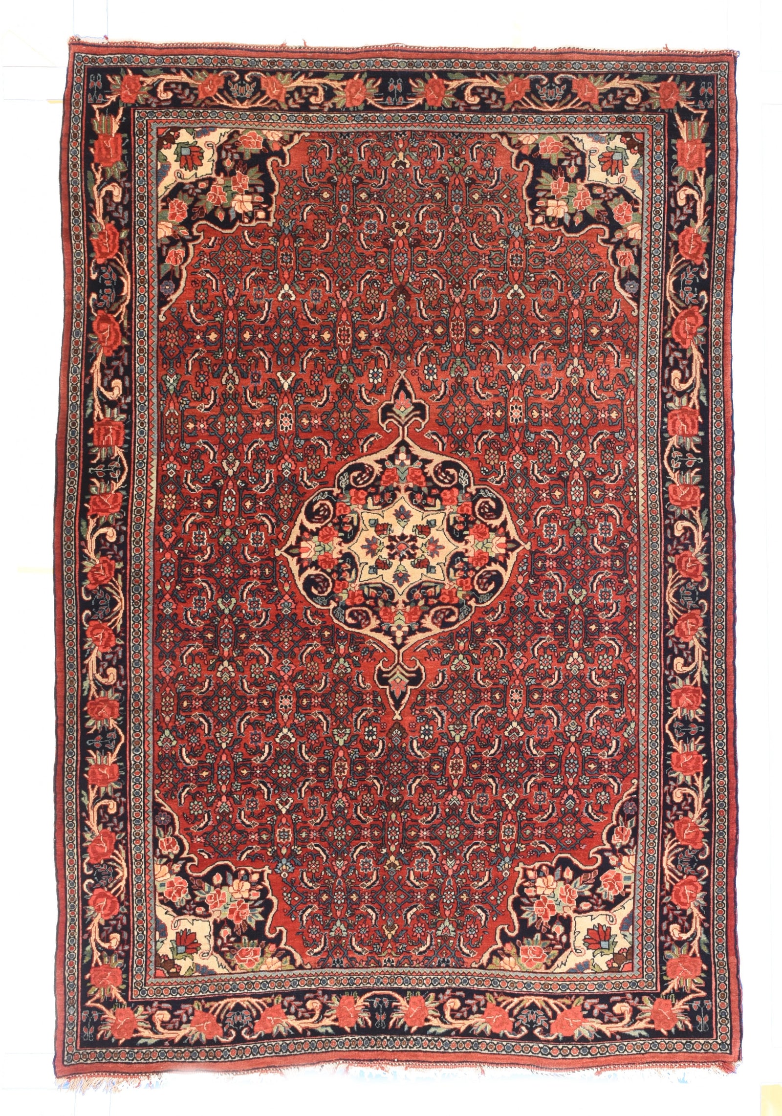 Antique Hand Made Bidjar Persian Rug