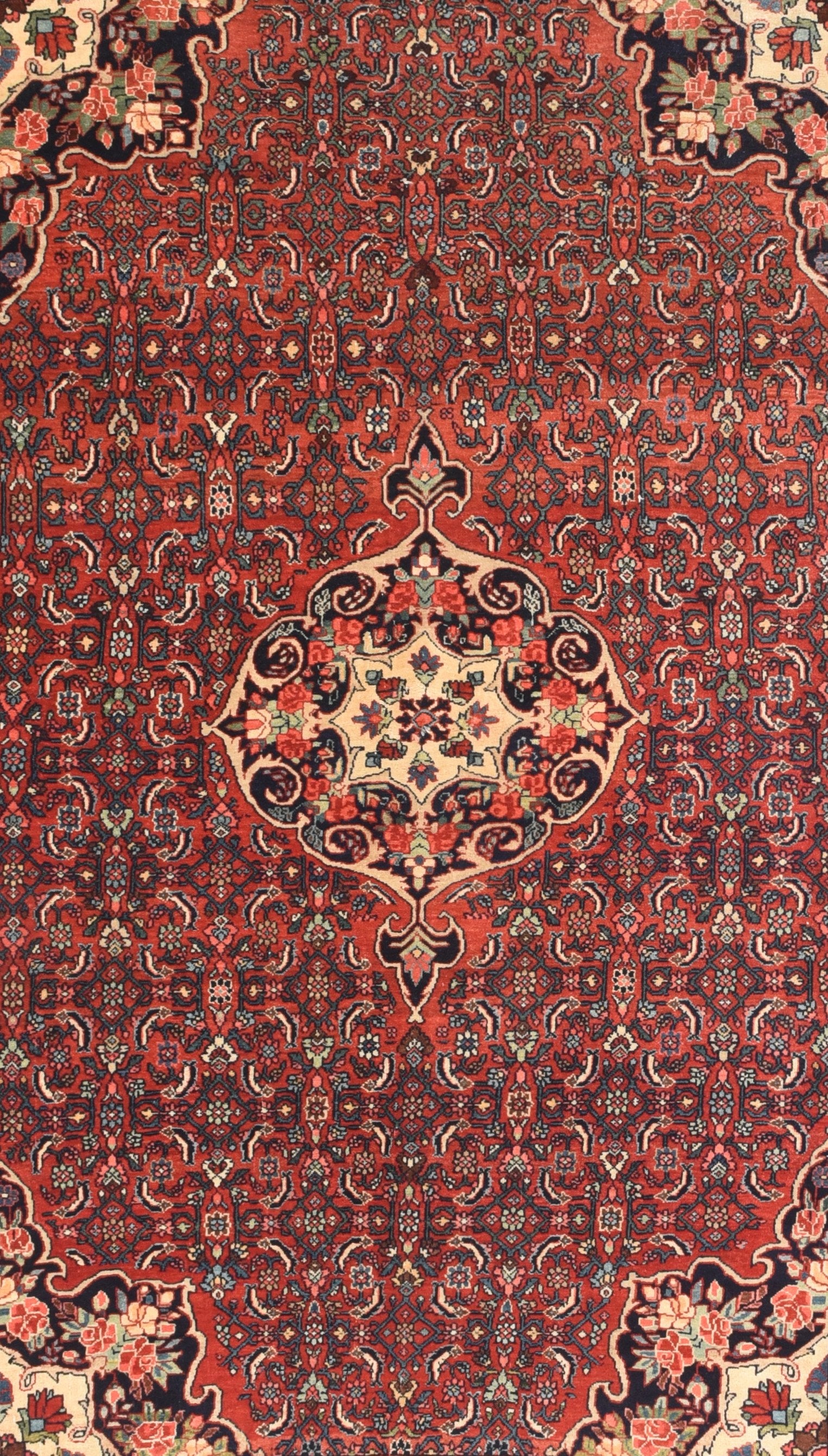 Antique Hand Made Bidjar Persian Rug